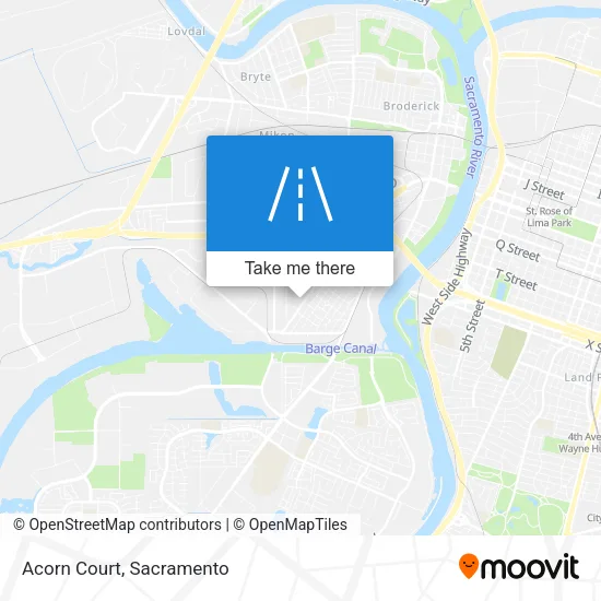 Acorn Court map