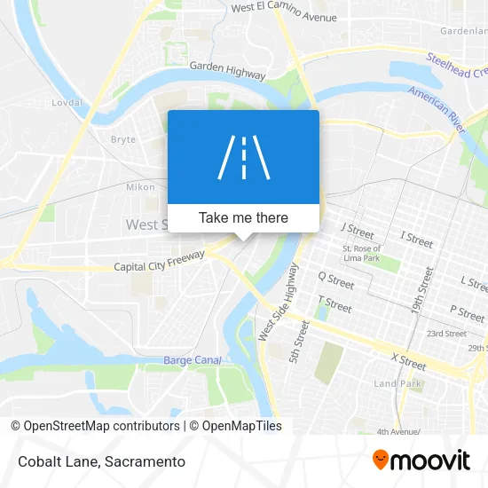 Mapa de Cobalt Lane