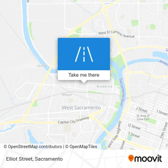 Elliot Street map