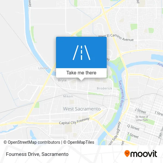 Fourness Drive map