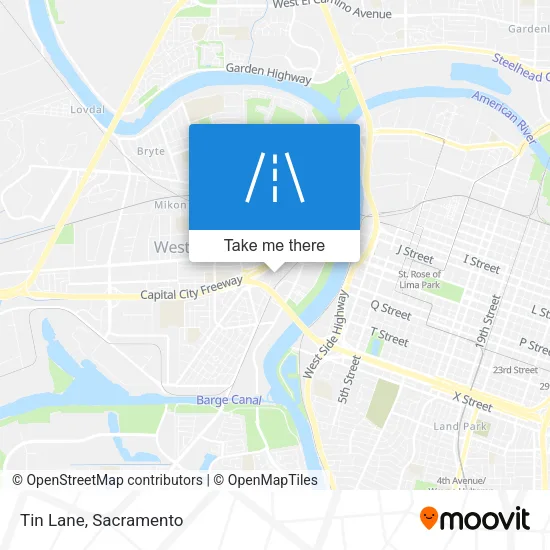 Tin Lane map