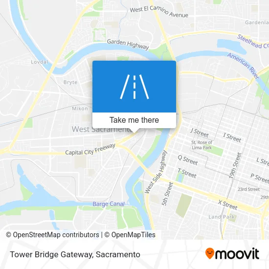 Mapa de Tower Bridge Gateway