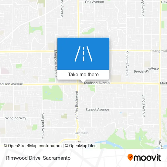 Rimwood Drive map