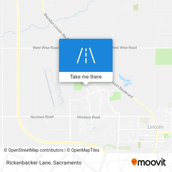Rickenbacker Lane map