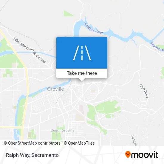 Ralph Way map