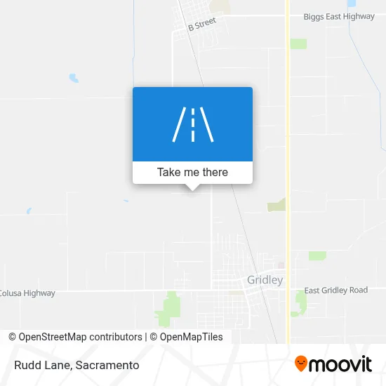 Rudd Lane map