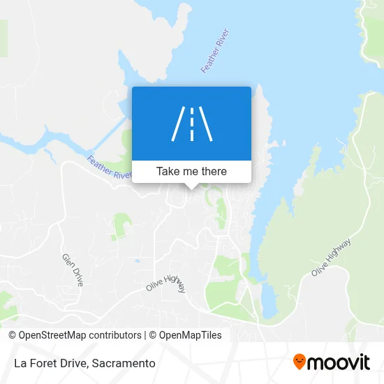 La Foret Drive map