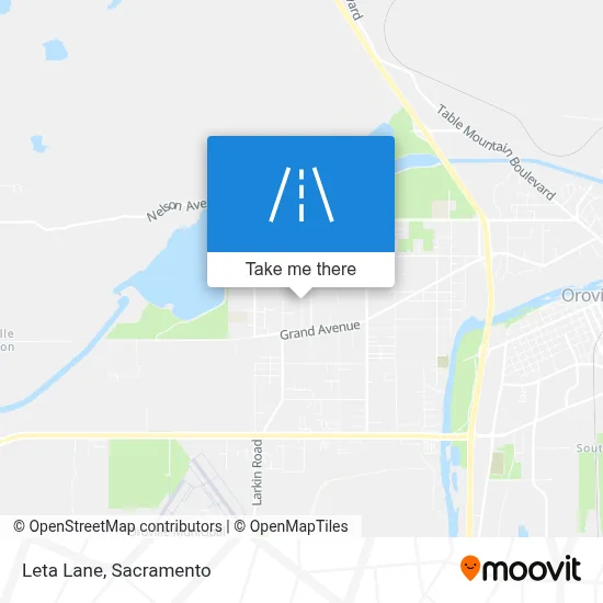 Leta Lane map