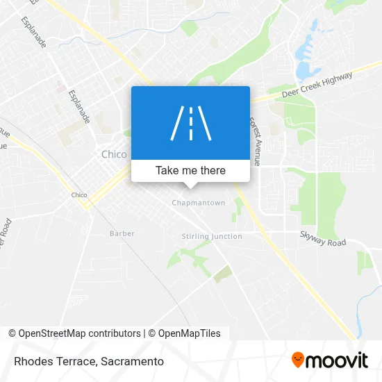 Rhodes Terrace map
