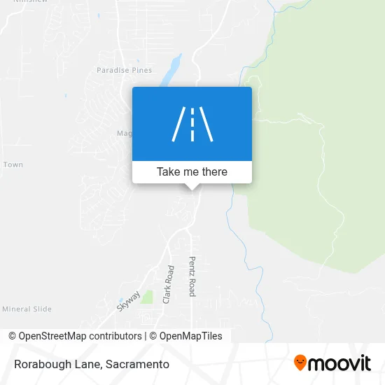 Rorabough Lane map