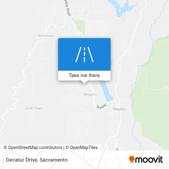 Decatur Drive map