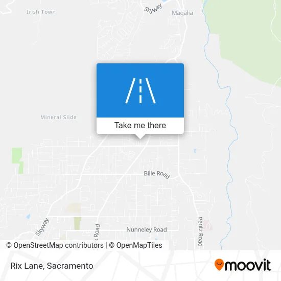 Rix Lane map