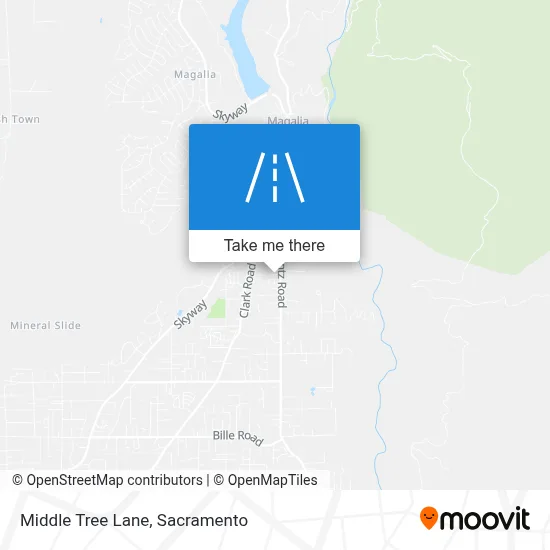 Middle Tree Lane map