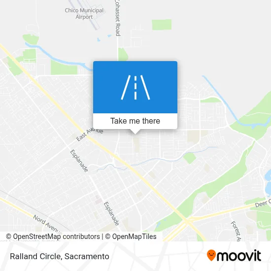 Ralland Circle map