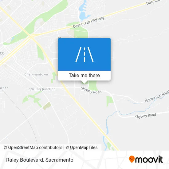 Raley Boulevard map