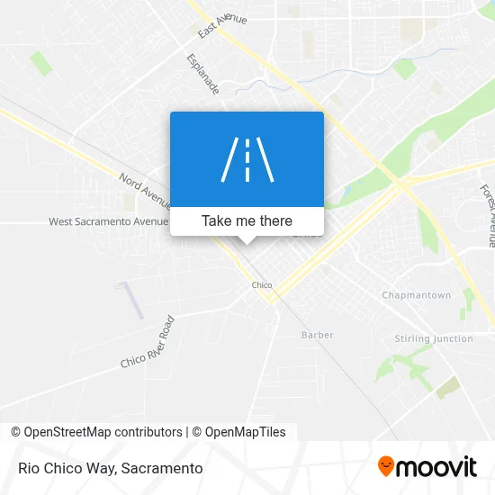 Rio Chico Way map