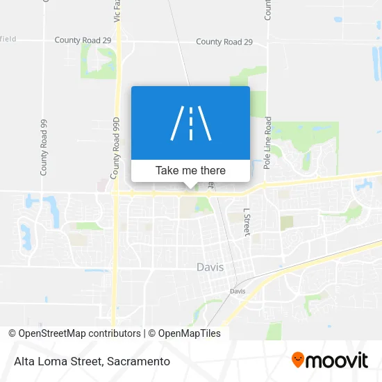 Alta Loma Street map