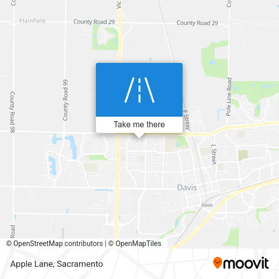 Mapa de Apple Lane