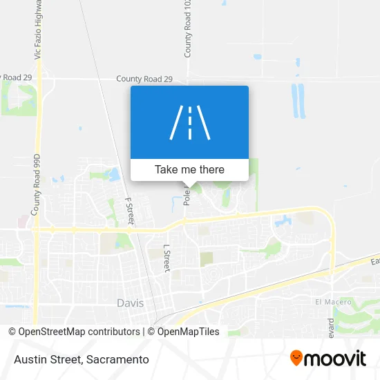 Austin Street map