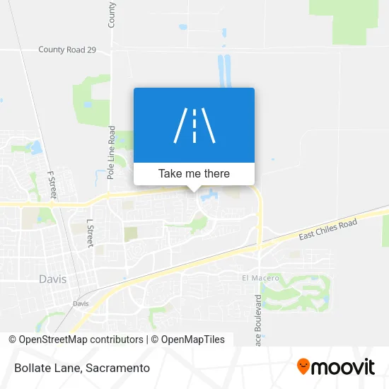 Bollate Lane map