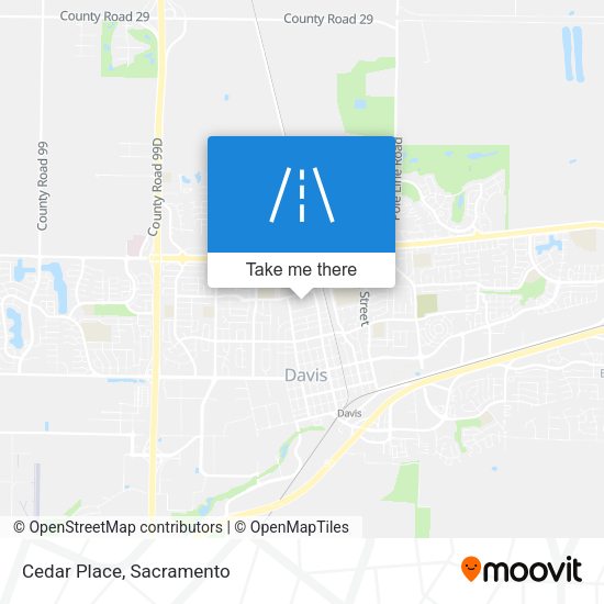 Cedar Place map