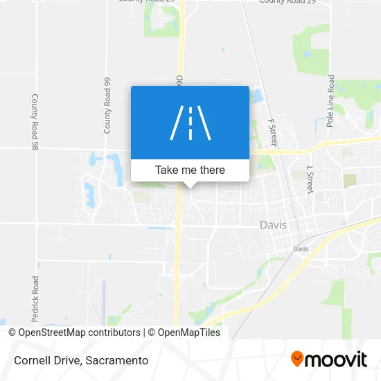 Mapa de Cornell Drive