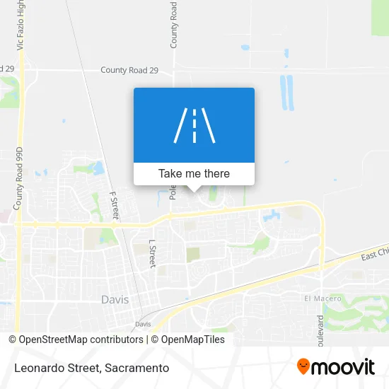 Leonardo Street map