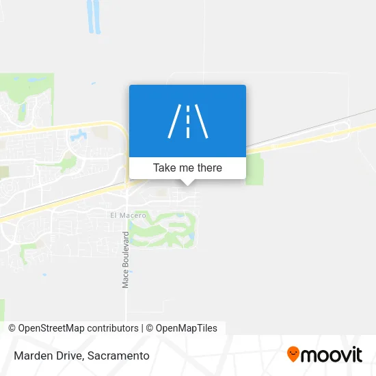 Marden Drive map