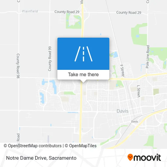 Mapa de Notre Dame Drive