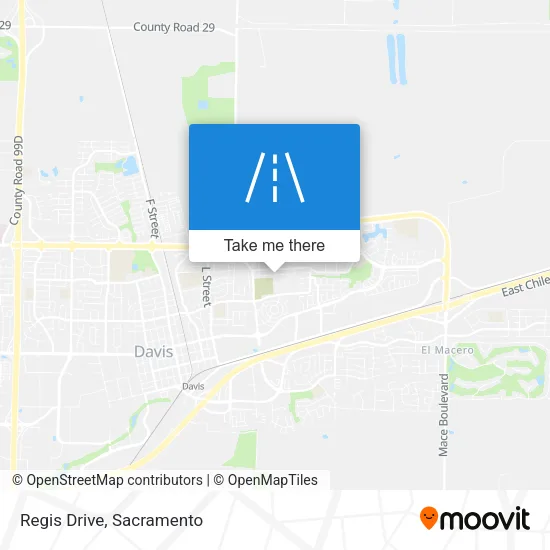 Regis Drive map