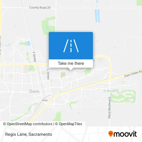 Regis Lane map