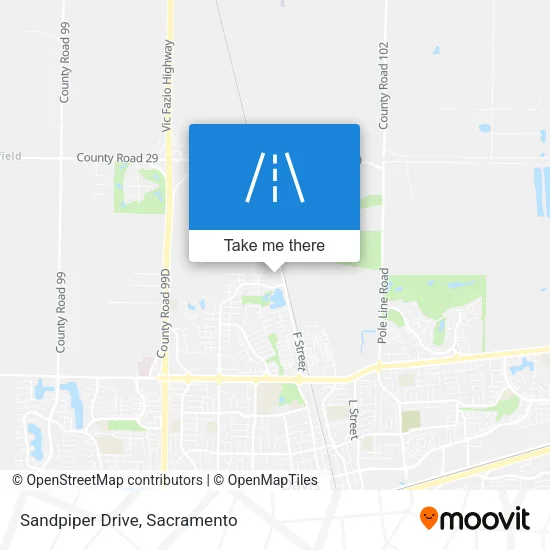 Sandpiper Drive map