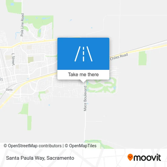 Santa Paula Way map