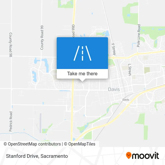 Stanford Drive map