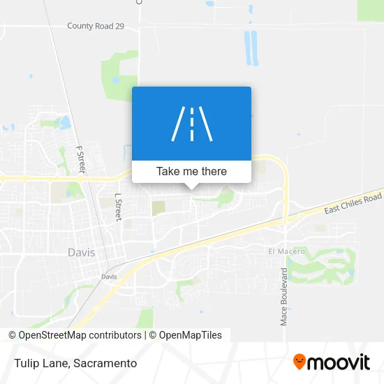 Tulip Lane map