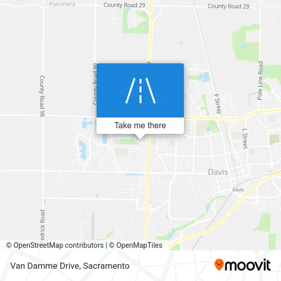 Van Damme Drive map