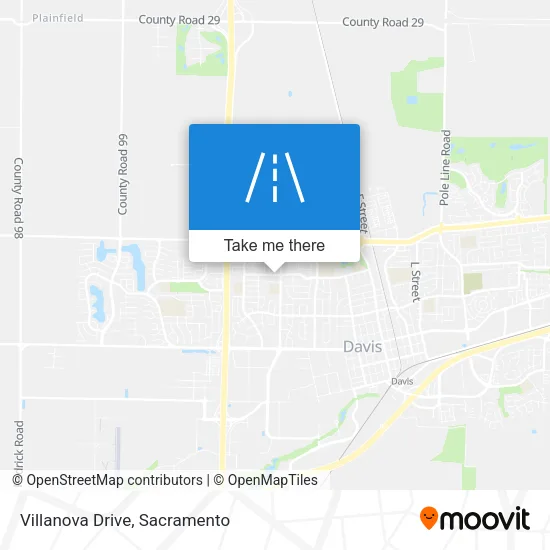 Mapa de Villanova Drive