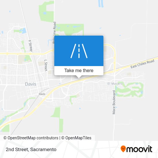2nd Street map