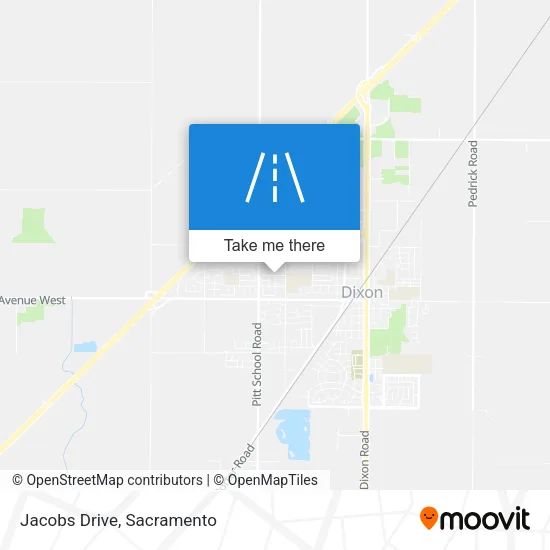 Jacobs Drive map