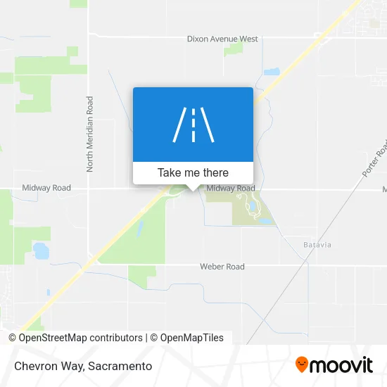 Chevron Way map