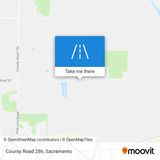 County Road 28h map