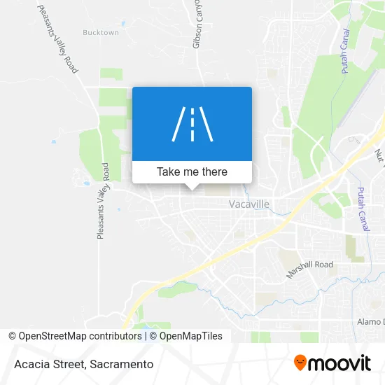 Acacia Street map
