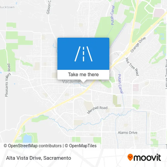 Alta Vista Drive map