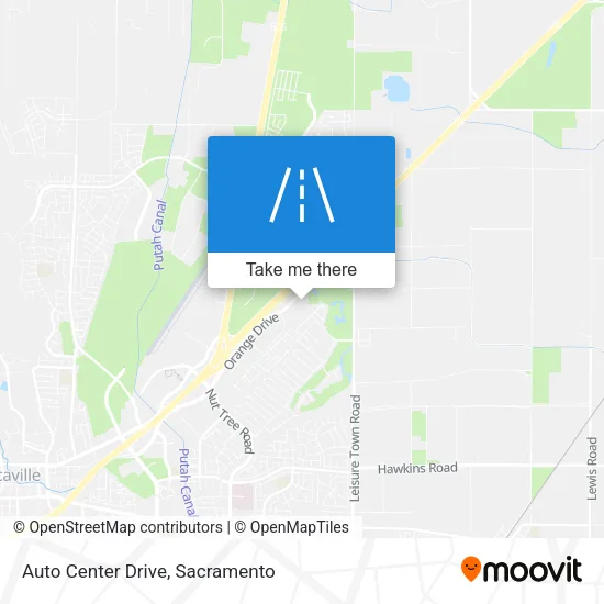 Mapa de Auto Center Drive
