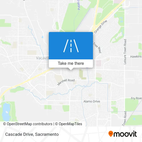 Cascade Drive map