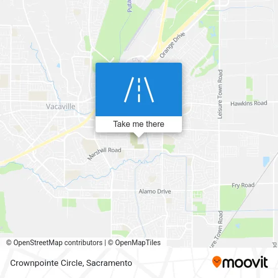 Crownpointe Circle map