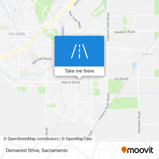 Demarest Drive map