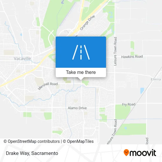 Drake Way map