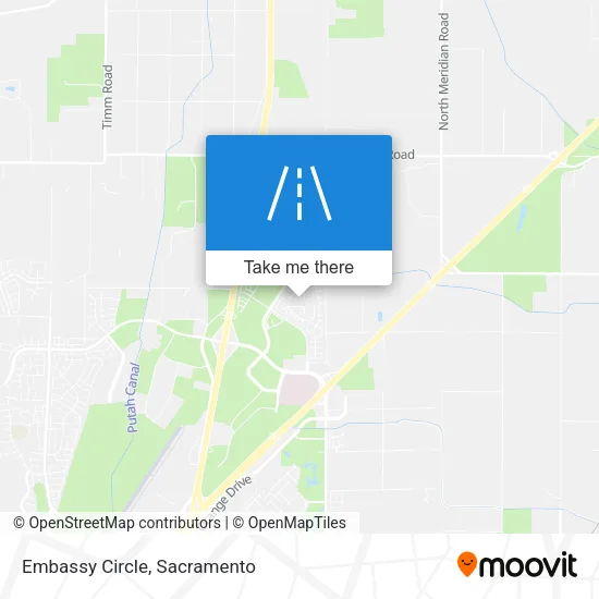 Embassy Circle map