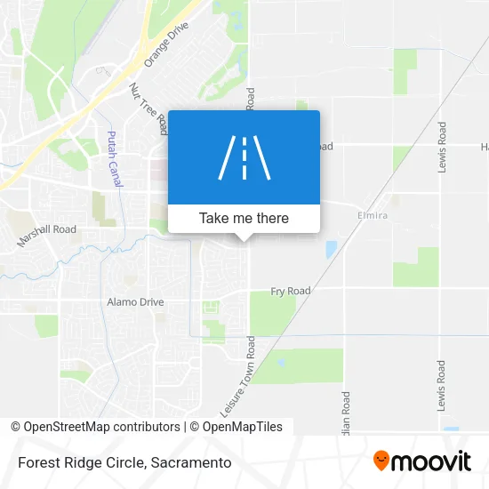 Forest Ridge Circle map